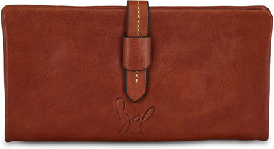 

Rohit Bal Women Formal Brown Genuine Leather Wallet(15 Card Slots)