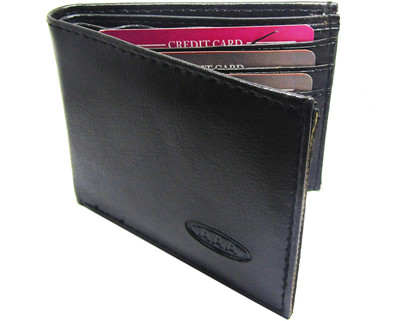 

Poland Boys Tan Artificial Leather Wallet(8 Card Slots), Black