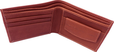 

FRIENDS & COMPANY Men Brown Genuine Leather Wallet(8 Card Slots)