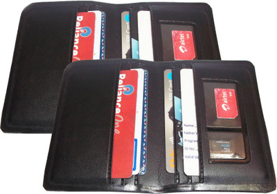 

Poland Boys Tan, Brown Artificial Leather Card Holder(6 Card Slots), Black