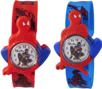 Fashion Gateway Spiderman kids watch Red::Blue Analog Watch  - For Boys & Girls   Watches  (Fashion Gateway)