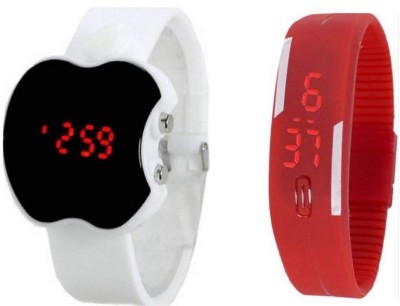 YINTAI LED APPLE 45-1 RED WHITE DIGITAL Digital Watch  - For Boys & Girls   Watches  (YINTAI)