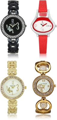 LOREM W06-201-203-204-206 New Stylish Best Designer Combo Hand Watch  - For Women   Watches  (LOREM)