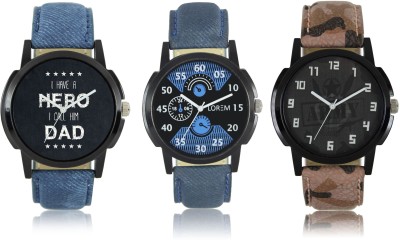 LOREM W06-2-3-7 New Stylish Best Designer Combo Hand Watch  - For Men   Watches  (LOREM)