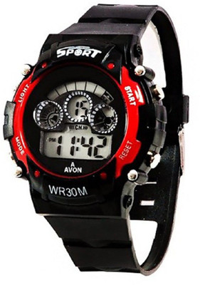 

Talgo Digital Sport Round Dial Sport Style Trendy Rubber Streap Red Color Digital System Watch For Boys And Childrens And Men Digital Watch - For Boys Watch - For Men