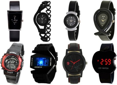 octus Fashionable Black Trendy Analog-Digital Watch  - For Men & Women   Watches  (Octus)