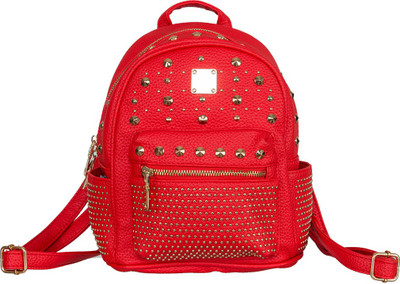 

peaubella Rivet Love 20 L Backpack(Red)