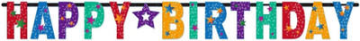 

Wanna Party Birthday Stars Letter Banner Banner(5 ft, Pack of 1)
