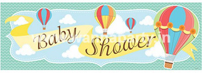 

Wanna Party Baby Shower Giant Banner Banner(5 ft, Pack of 1)