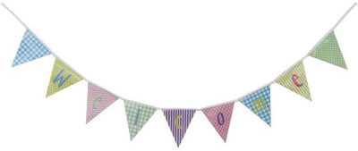 

Wanna Party Multicolor Welcome Banner Banner(6 ft, Pack of 1)