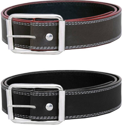 Variety Men Casual Black, Brown Artificial Leather Belt