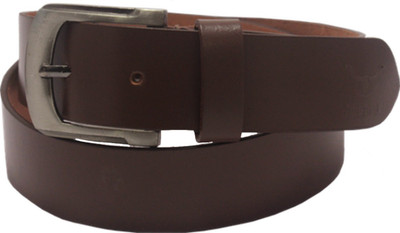 

Hidelink Men & Women Formal Brown Genuine Leather Belt