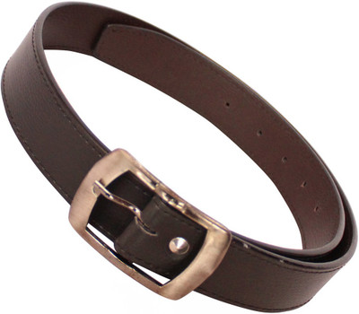 

HD Men Casual Brown Fabric Reversible Belt