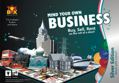 

KidsBazaar Mind Your Own Buisness (Silver - Coin) Board Game