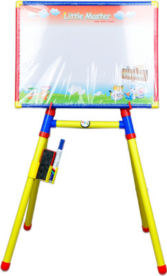 

KidsBazaar kids Little Master Board 3 in 1 Draw, Create and Share Multi functional Board Board Game
