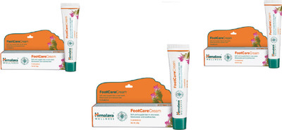 

Himalaya FootCare Cream Heal cracked heels, naturally pack of 3(50 g)