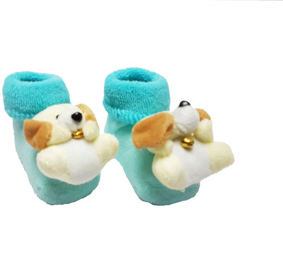 

GoodStart Closed-Toe Turquoise 1 pair of baby booties Booties(Toe to Heel Length - 11 cm Turquoise)