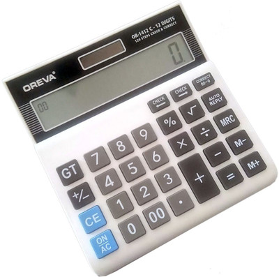 

Oreva 1412 C Basic Calculator(12 Digit), White