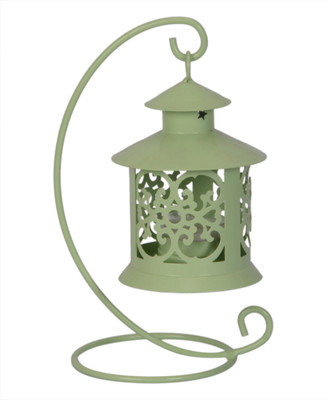 

Scrafts Round Hanging With Stand GR Iron 1 - Cup Tealight Holder(Green, Pack of 1)