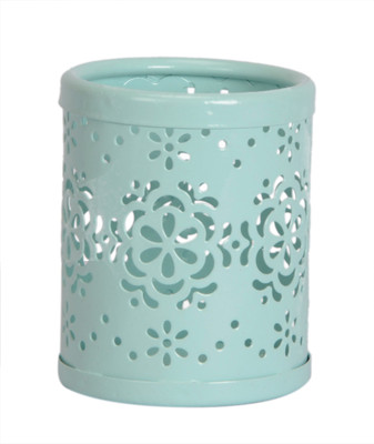 

Scrafts Floral Round GR Iron 1 - Cup Tealight Holder(Green, Pack of 1)