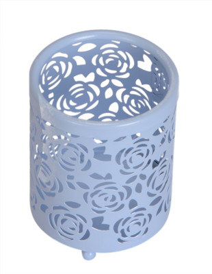 

Scrafts Floral Round BL Iron 1 - Cup Tealight Holder(Blue, Pack of 1)