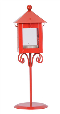 

Scrafts Street Lamp Shape RD Iron 1 - Cup Tealight Holder(Red, Pack of 1)