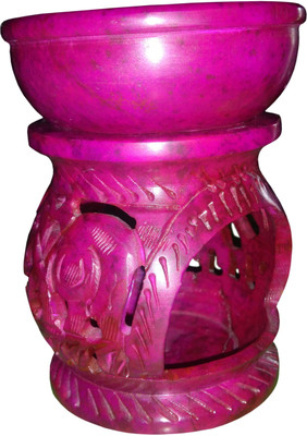 

Hand Feel Shoppe Marble Tealight Holder(Pink, Pack of 1)