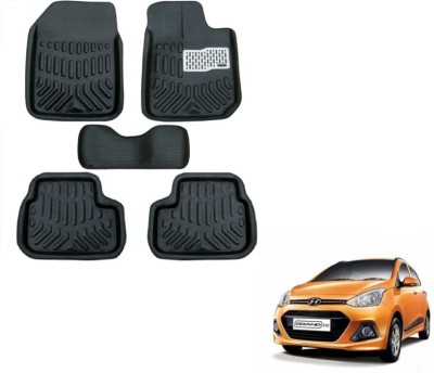 MOCKHE Plastic 3D Mat For  Hyundai Grand i10(Black)