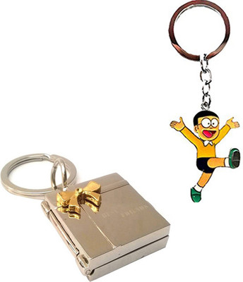 MGP Fashion Photo Frame With Love Heart Couple Gift Key Chain Combo 82 Key Chain(Multicolor)