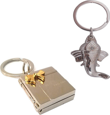 

MGP Fashion Photo Frame With Love Heart Couple Gift Key Chain Combo 80 Key Chain(Multicolor)