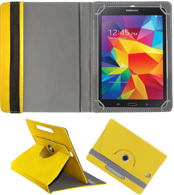 Fastway Book Cover for Samsung Galaxy Tab 4 8.0(Yellow, Cases with Holder)