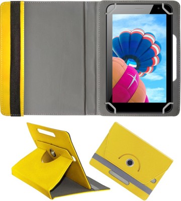 Fastway Book Cover for iBall slide D7061 8GB 3G Calling Tablet(Yellow, Pack of: 1)