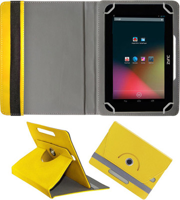 Fastway Book Cover for Zync Z99 2G Calling Tab(Yellow)
