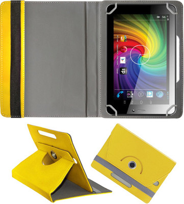 Fastway Book Cover for Micromax Funbook P600(Yellow)