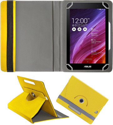 Fastway Book Cover for Asus Memo Pad 7 ME176C(Yellow)