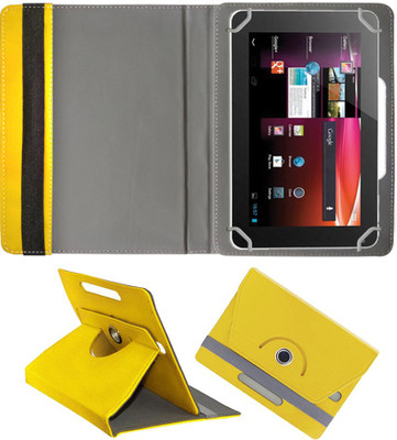 Fastway Book Cover for Alcatel Fire 7(Yellow)