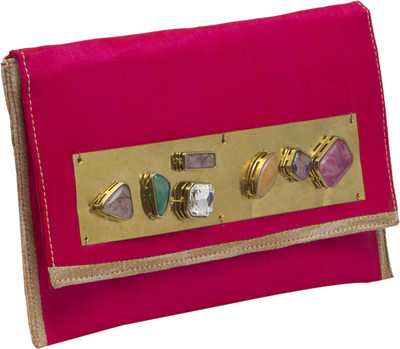

sunbeams Casual Pink Clutch