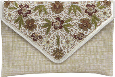 

Balee Fashions Party Beige Clutch