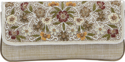 

Balee Fashions Party Beige Clutch