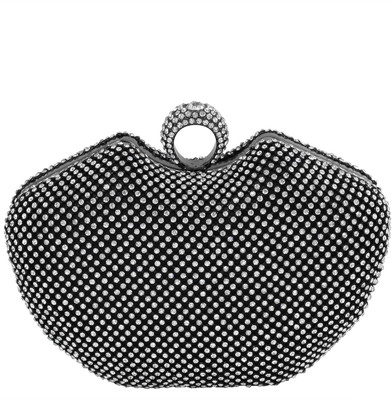 

Colors Inc Party Black Clutch