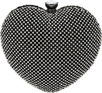 

Colors Inc Party Black Clutch