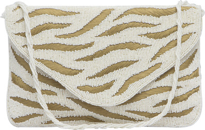 

Balee Fashions Party Beige Clutch