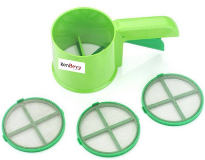 

Kenberry Konvex Flour Shifter Strainer(Green)