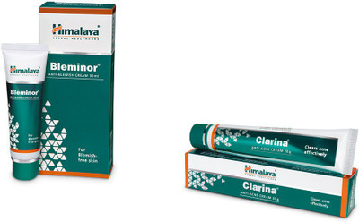 

Himalaya Bleminor Anti Blemish Cream, Clarina Anti Acne Cream(Set of 2)