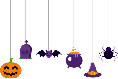 

PARTY PROPZ Multicolor CEILING HANGING PACK OF 6/HALLOWEEN PARTY DECORATION/HALLOWEEN PARTY SUPPLIES/HALLOWEEN PARTY DECORATION - 6 g