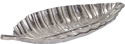 

Sammsara Aluminium Decorative Platter(Silver)