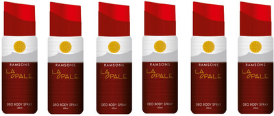 

Ramsons Deo La Opale Combo Deodorant Spray - For Men & Women(240 ml, Pack of 6)