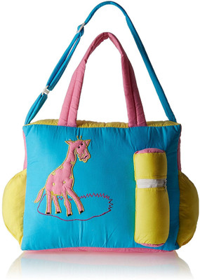 

Kidzvilla KDZ_DK_WS178_001 Kidzvilla Duck New Born Baby Multipurpose Mother Bag With Diaper Changing Holder With Multi Compartment (Pink)(Multicolor)