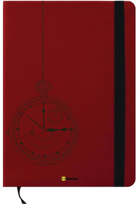

Hamee A6 Note Book(A6 Notebook Instant Notes Clock Timepiece, Red)