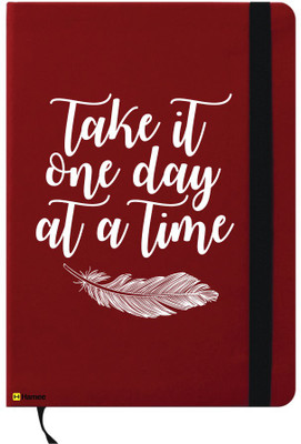 

Hamee A6 Note Book(A6 Notebook Instant Notes One Day at a Time, Red)